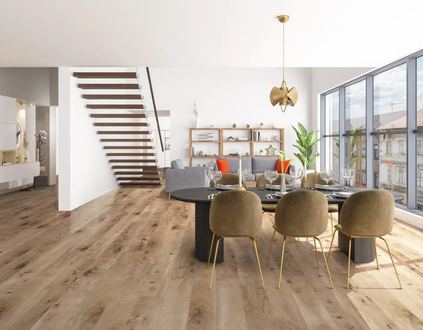 Seaboard Oak close-up sample